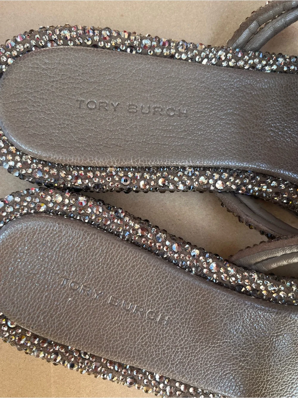 Tory Burch MILLER CRYSTAL KNOTTED SANDAL
